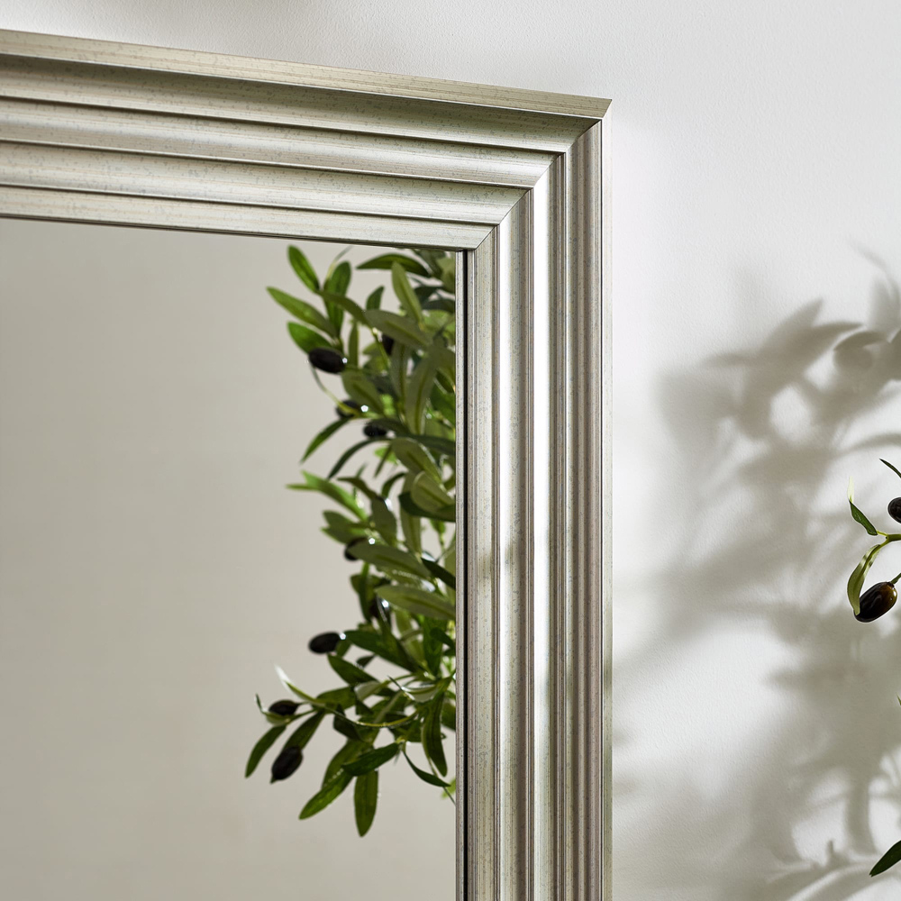 Julian Bowen Tokyo Pewter Rectangular Full Length Dressing Mirror 115 x 45cm Image 5