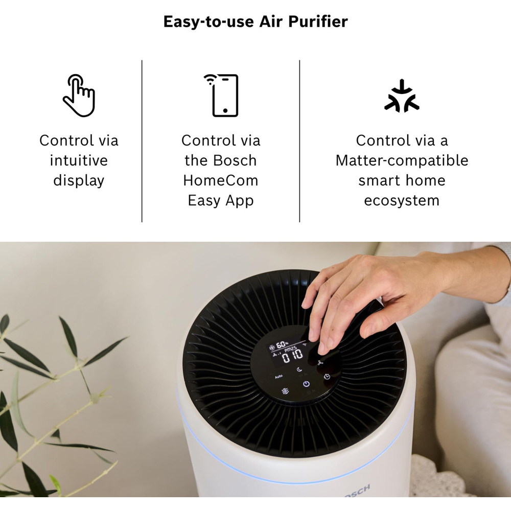 Bosch Air 2000i 3-in-1 White Smart Air Purifier Image 4