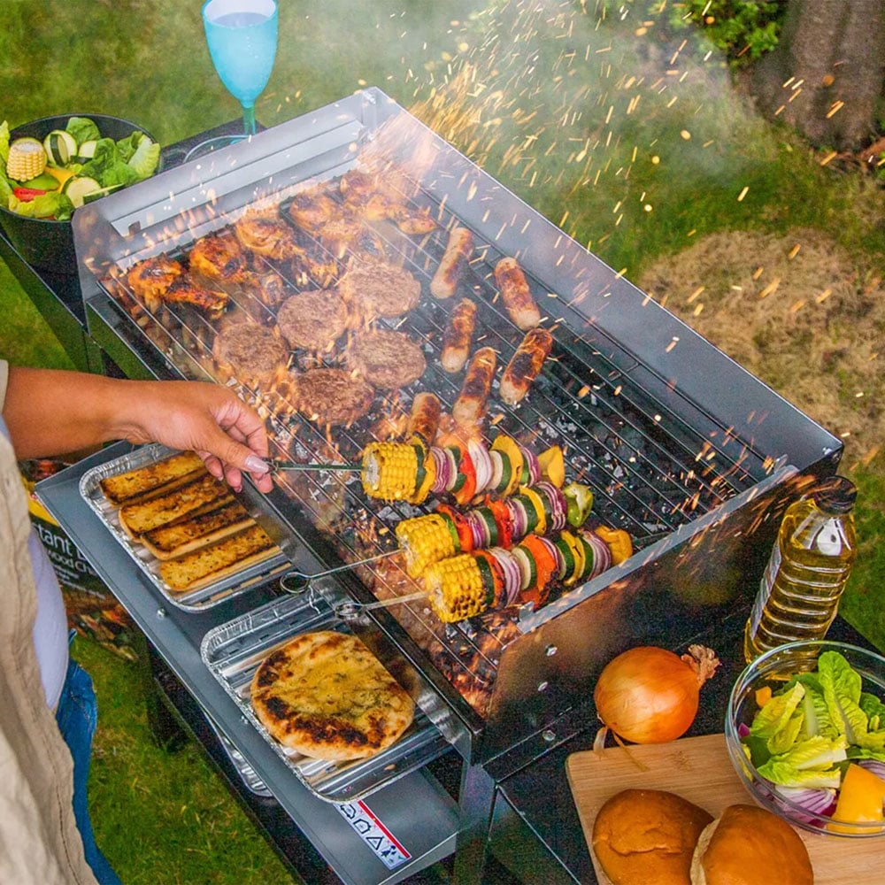 Bar-Be-Quick Grill and Bake Barbecue Trolley Image 2