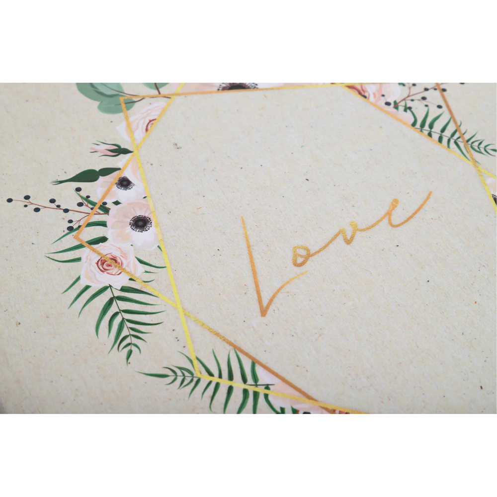 Exacompta Champetre Multicolour Floral Design Guest Book with Gold Edges 100 Pages Image 6