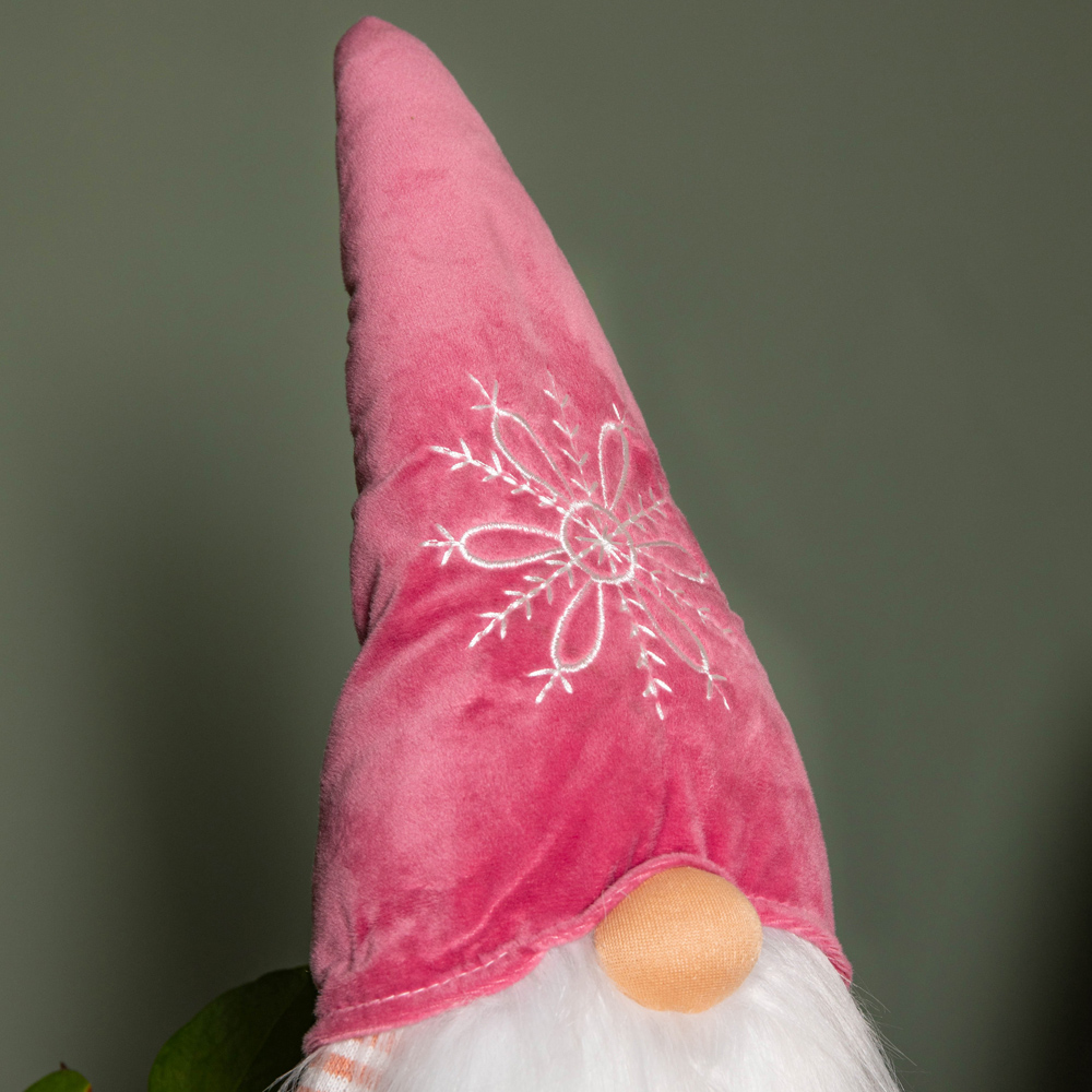 Samuel Alexander Pink Standing Gonk Christmas Decoration 74cm Image 3