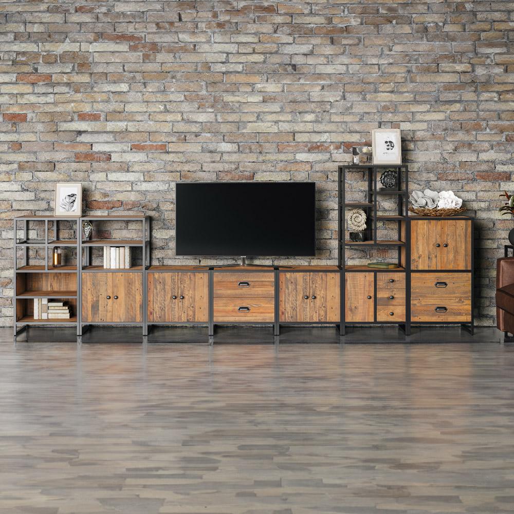 Baumhaus Ooki 2 Door 2 Drawer Modular Medium Cupboard Image 6