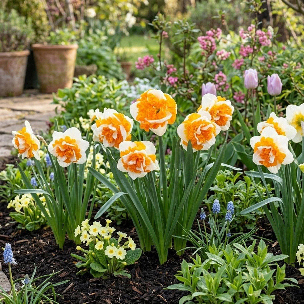 Thompson and Morgan Narcissus Swirl Autumn Planting Bulb 8 Pack Image 2