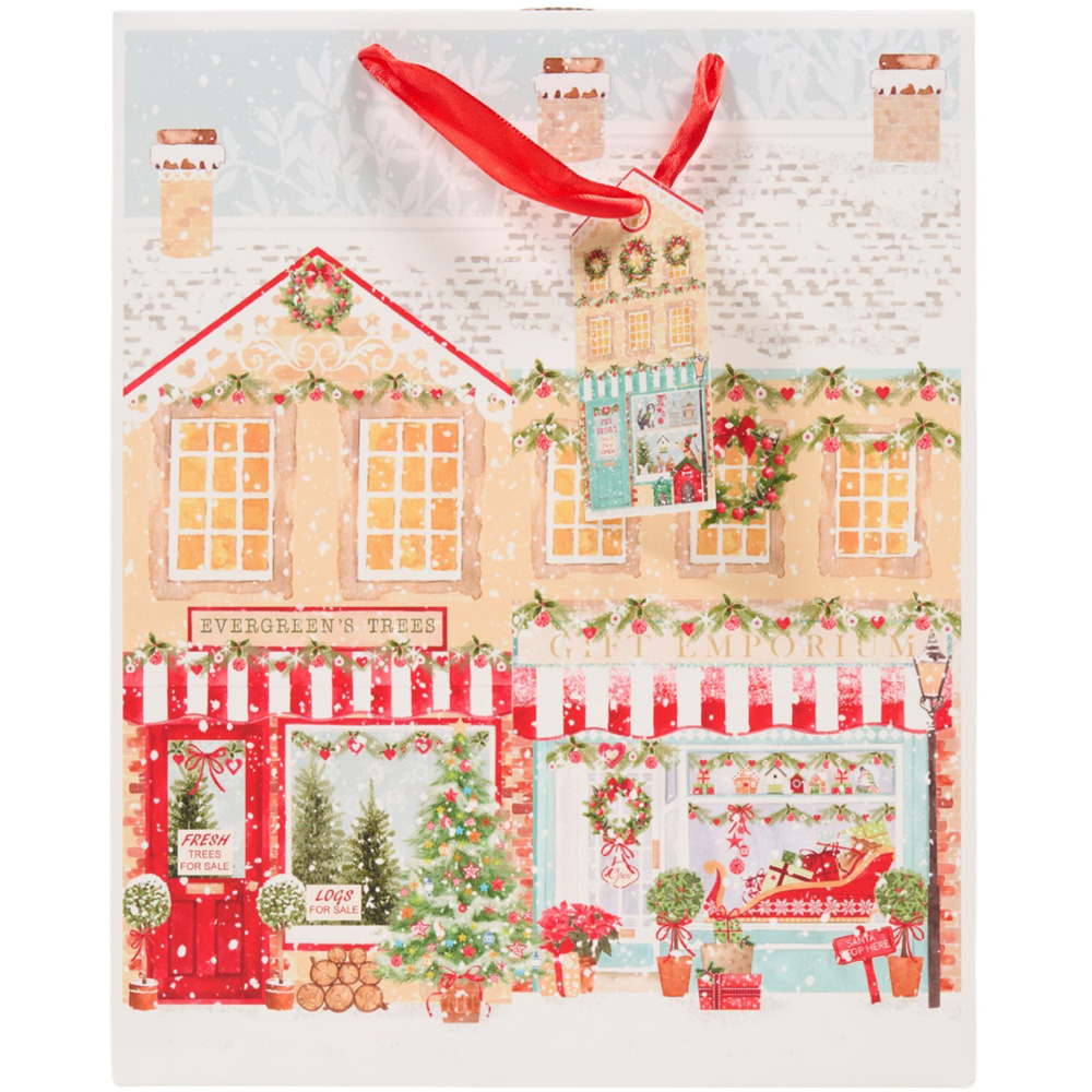 Christmas Scene Charming Gift Bag Large Image 8