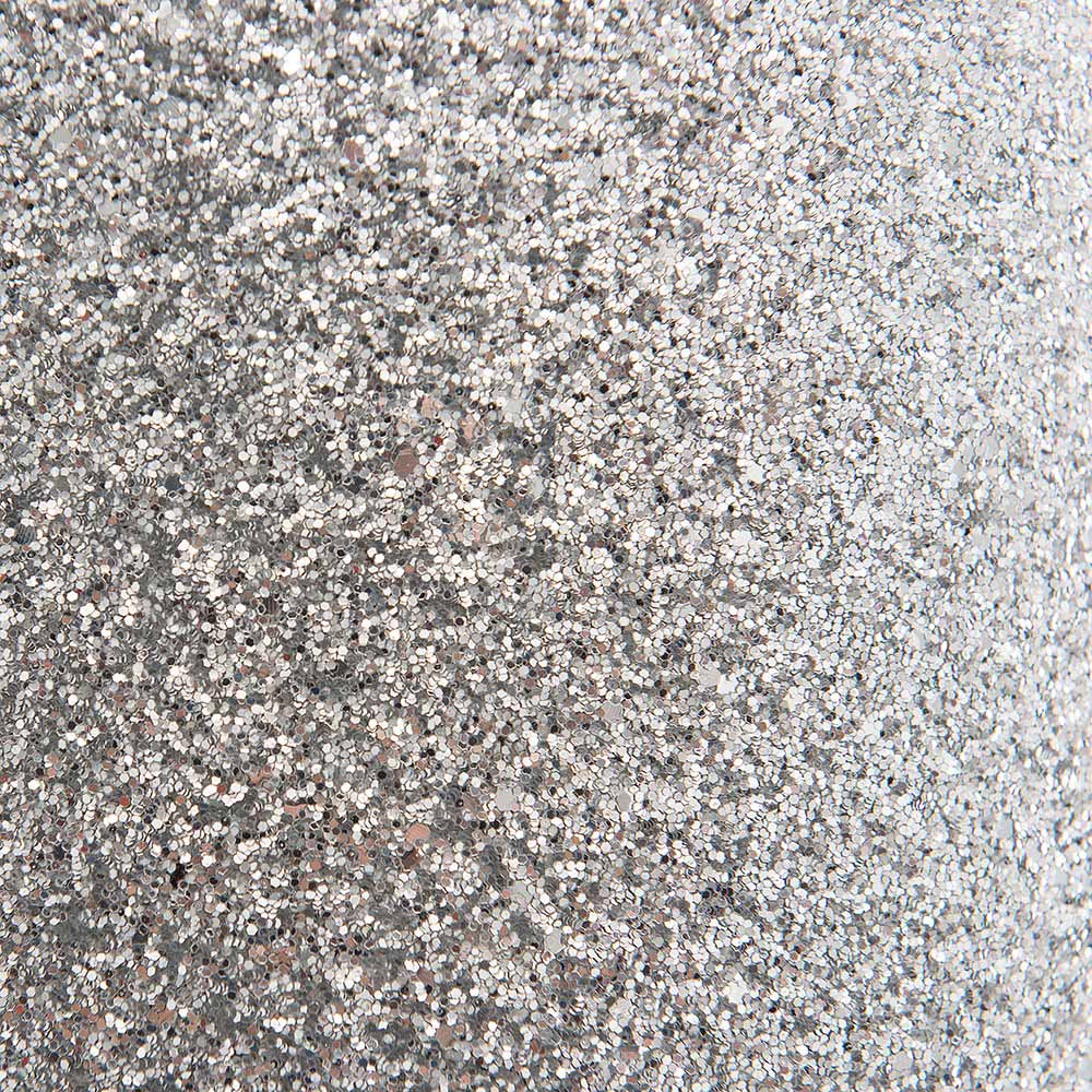 ValueLights Bonita Silver Glitter Clear Acrylic Droplets Drum Lamp Shade Image 6