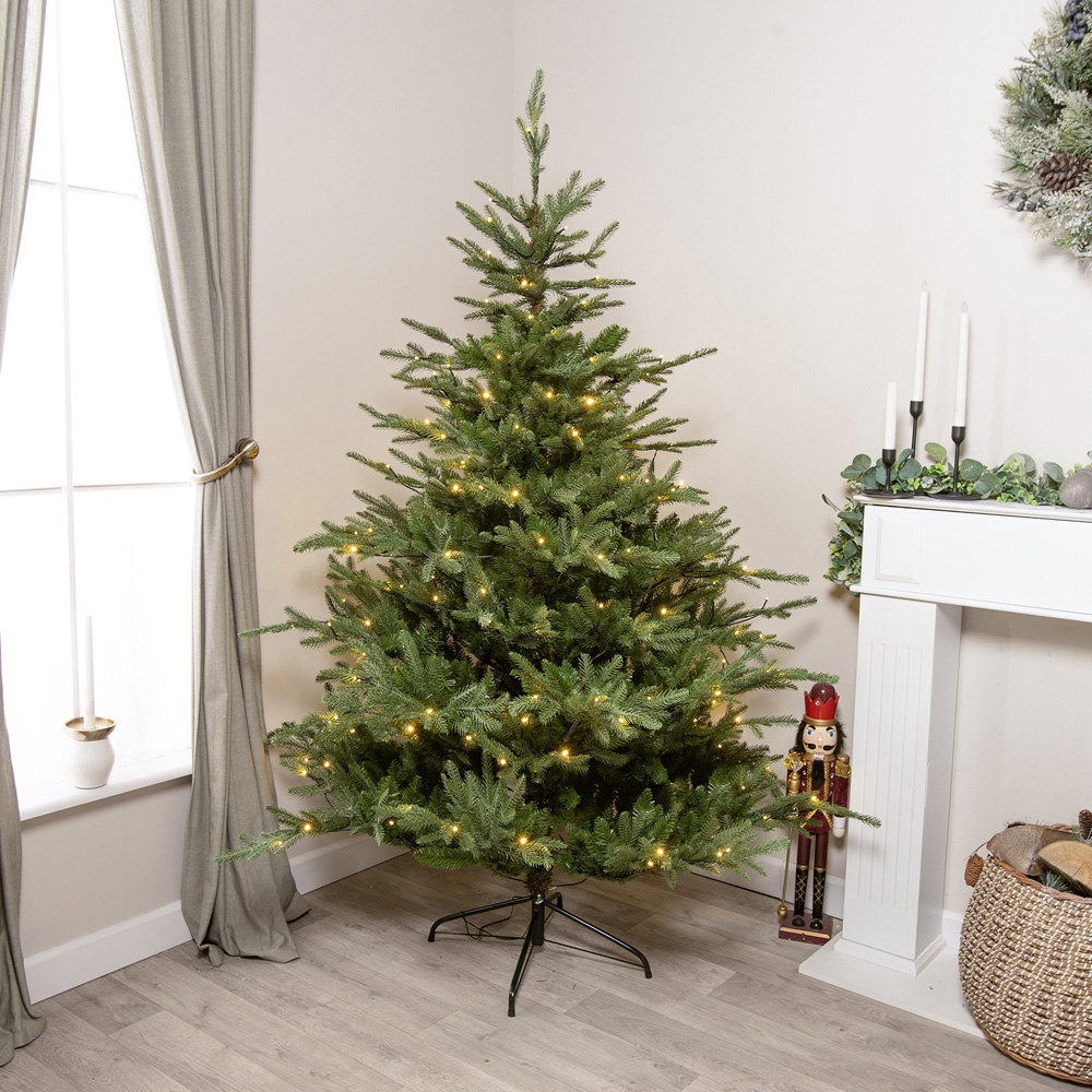 The Christmas Centre Highclere Pre-Lit Green Artificial Xmas Tree 5ft Image 5