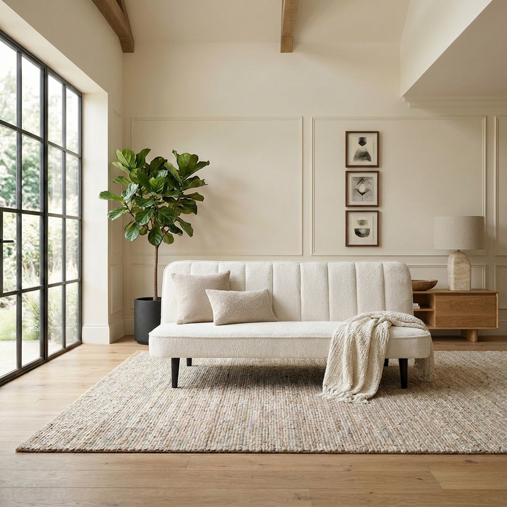 Sutton Sofa Bed White Image 4