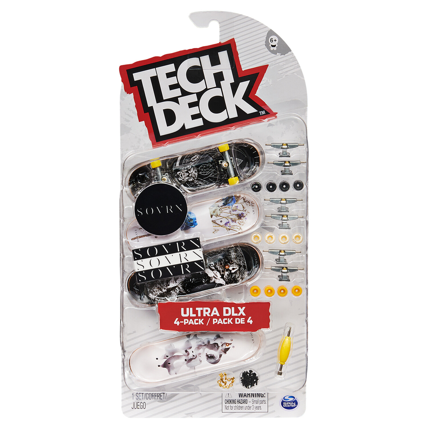 Tech Deck Ultra DLX Skateboards Figures in Assorted Style 4 Pack Image 1