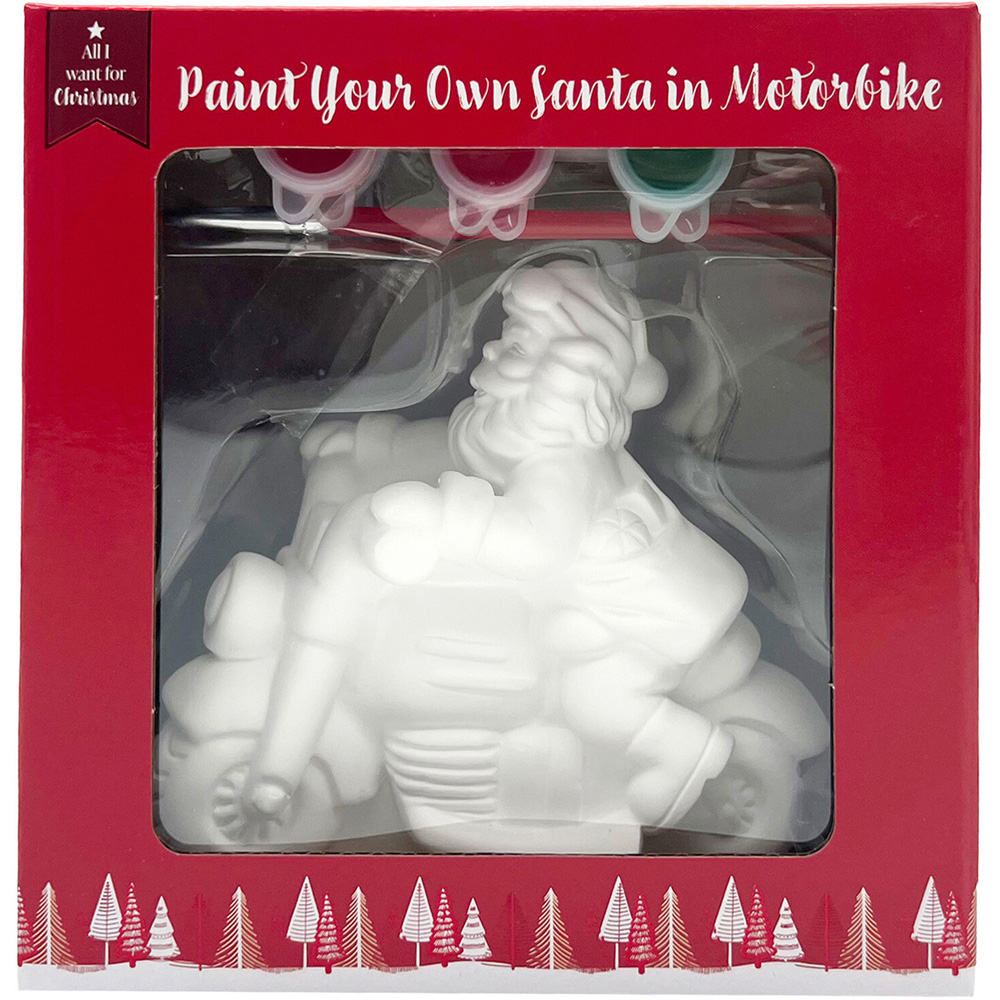 Paint Your Own Santa in Car or Motorbike Kit Image 5