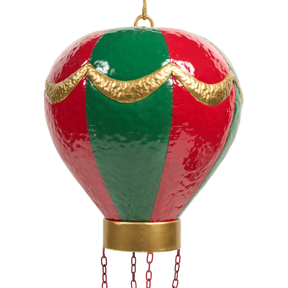 Crimson and Gold Christmas Balloon Decoration Image 4