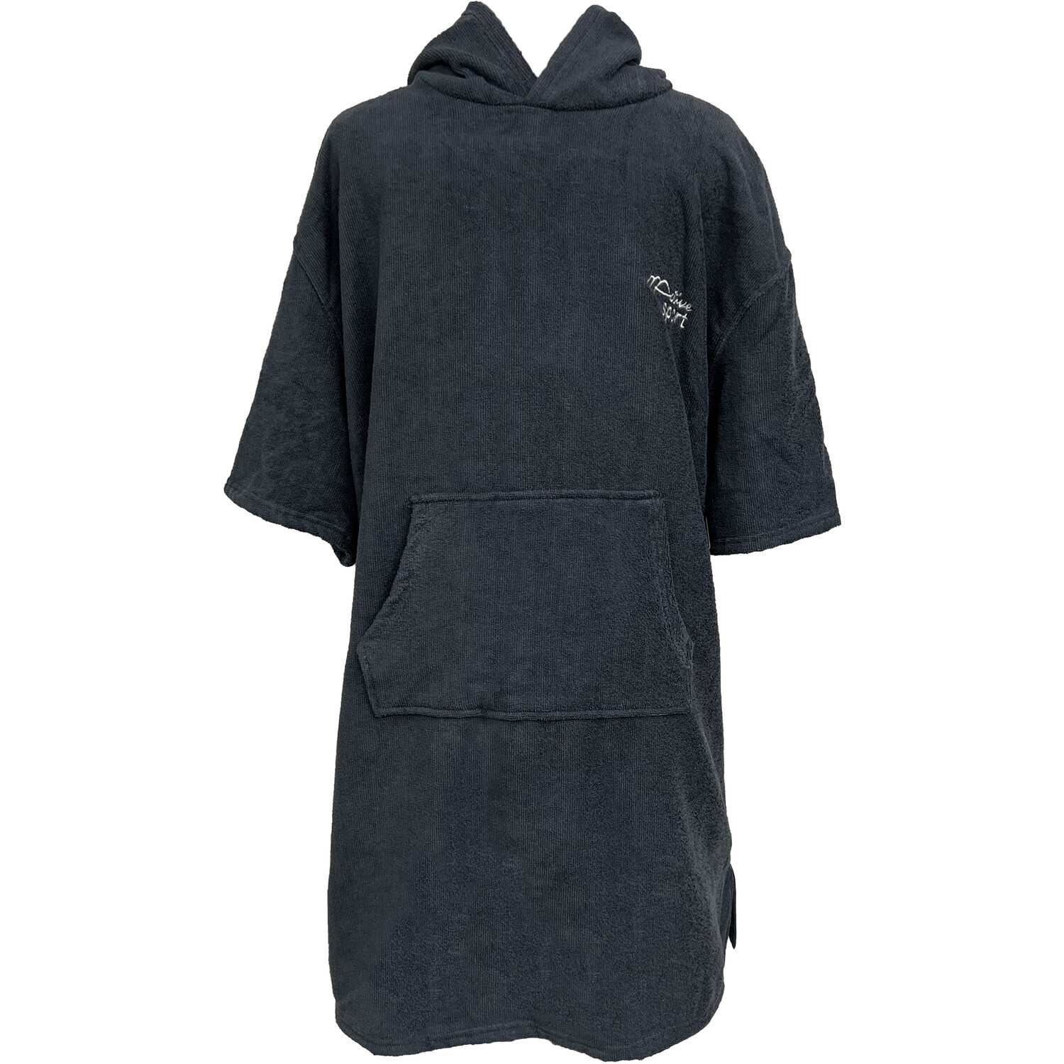 Junior Active Sport Towel Changing Robe - Navy Image 2