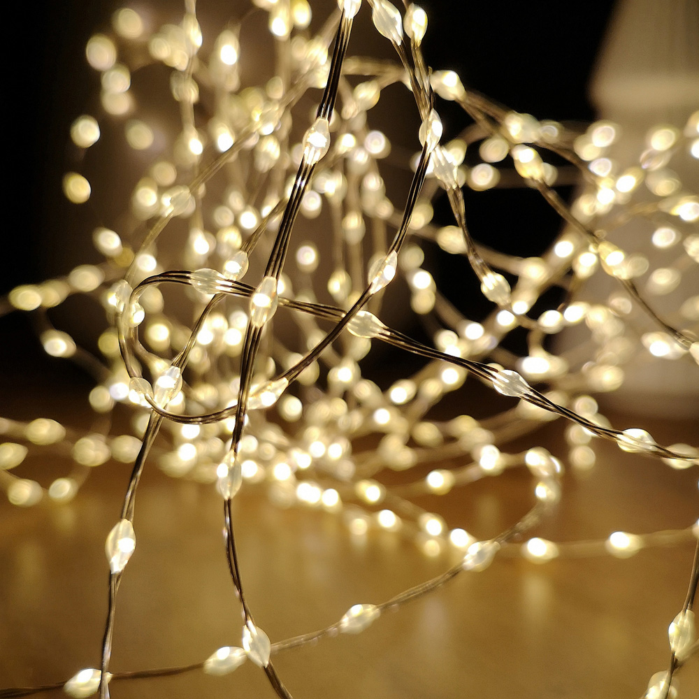 Samuel Alexander 400 Warm White LED Compact MicroBrights Christmas Lights Image 5