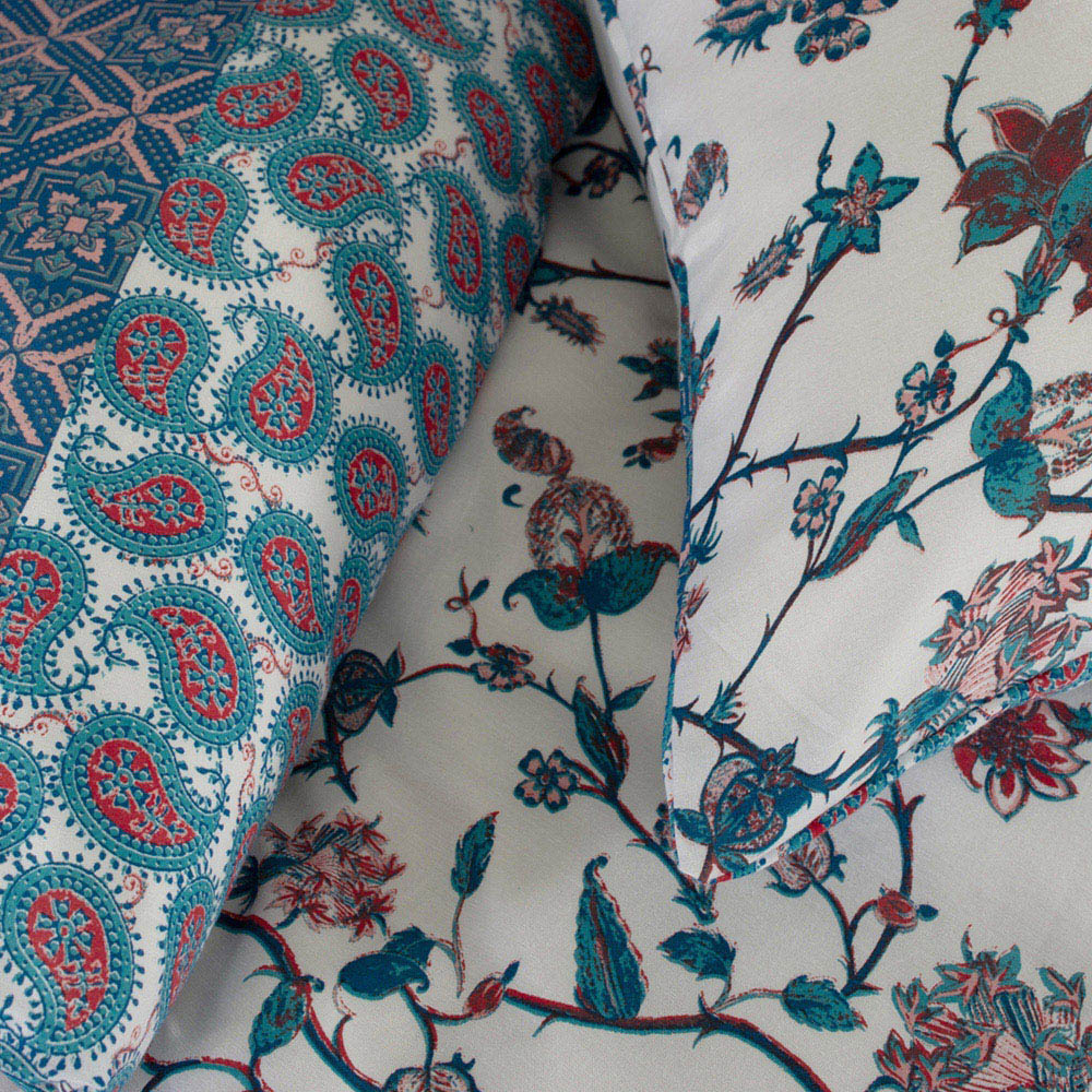 Deyongs Jacobean Double Blue Duvet Set Image 3