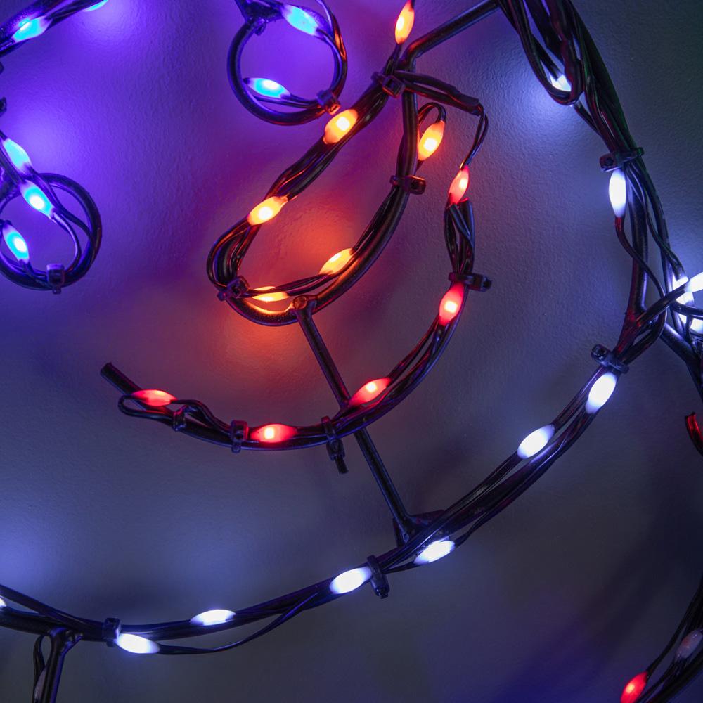 Samuel Alexander Multicolour LED FlexiBrights Light Up Christmas Snowman Decoration Image 7