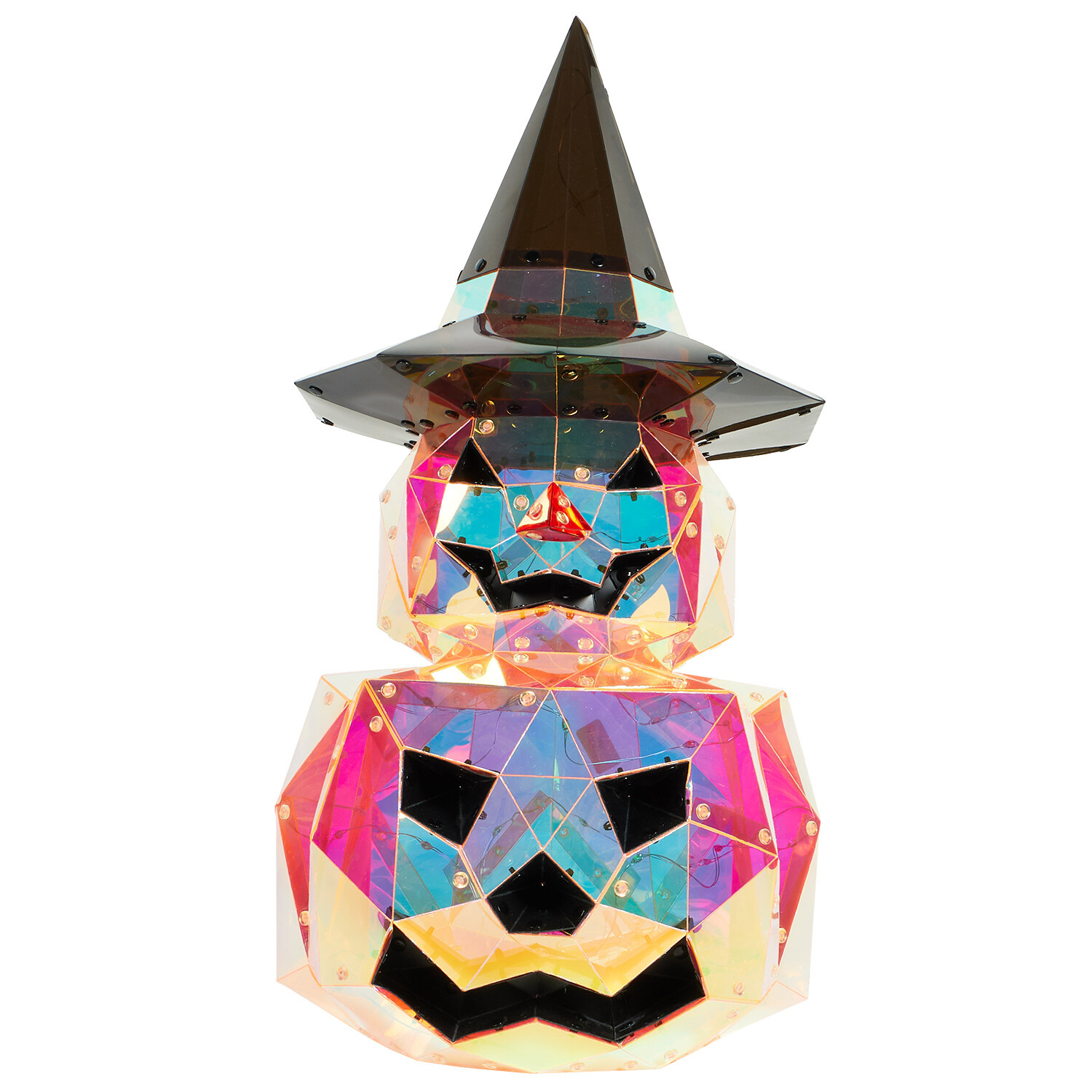 Crystal Effect Stacked Pumpkin Orange Image 4