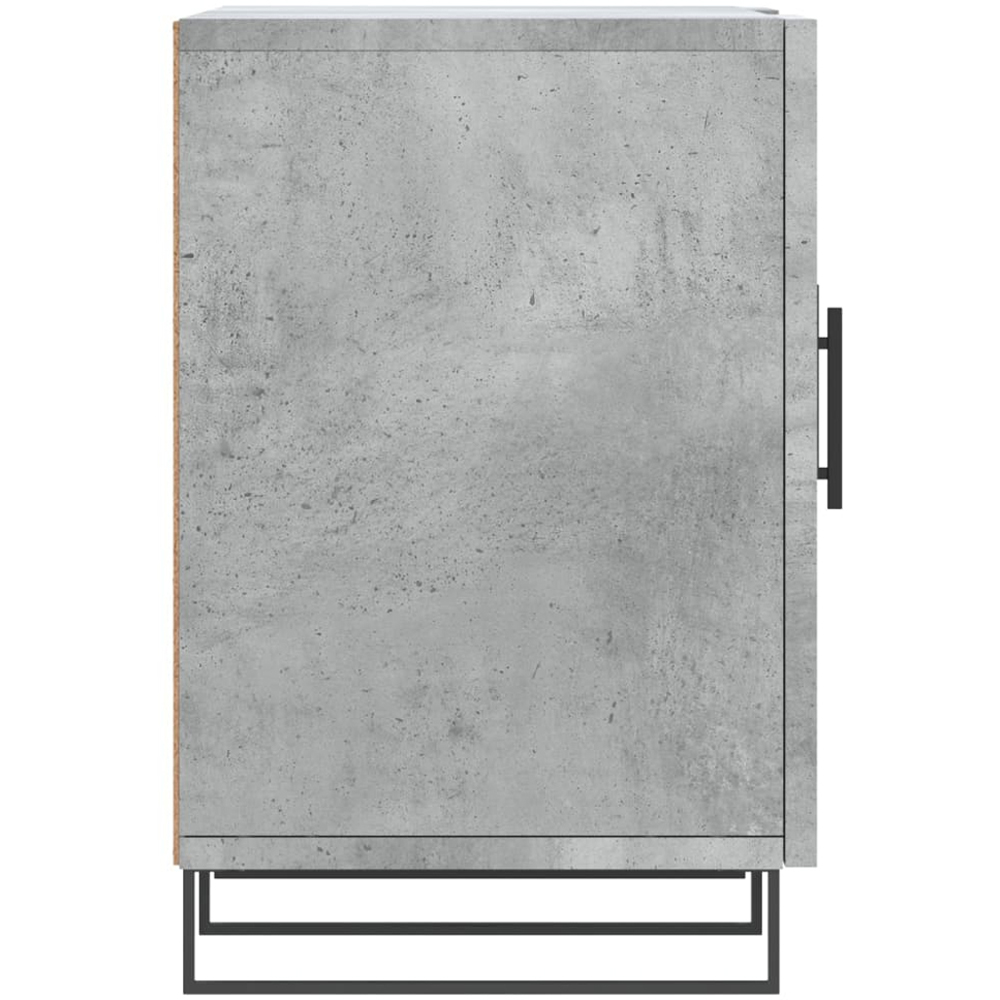 vidaXL 2 Door 2 Shelf Concrete Grey TV Cabinet Image 7