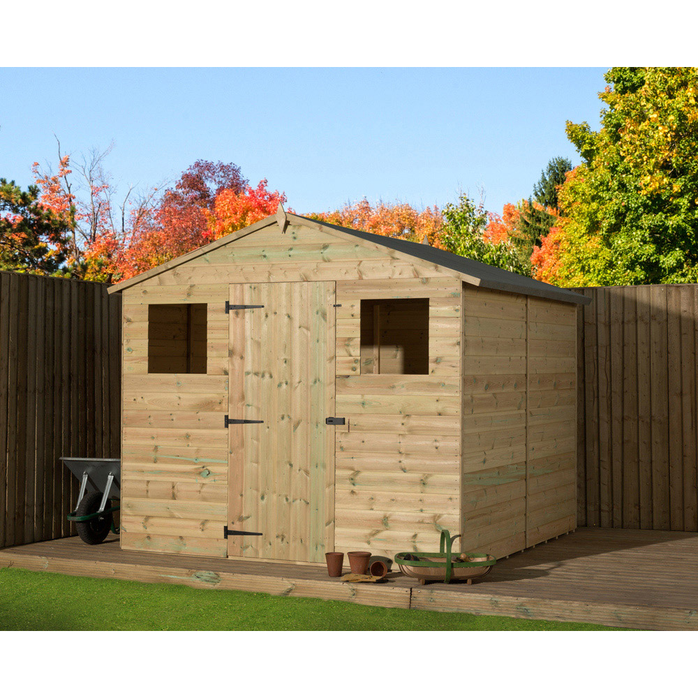 Empire Sheds 10000 8 x 12 Tongue and Groove Wooden Apex Garden Shed Image 3