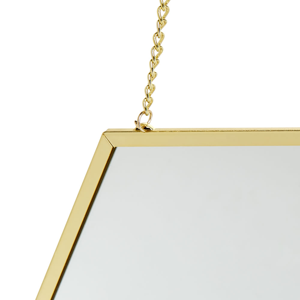 Wilko Hexagon Mirror Wilko