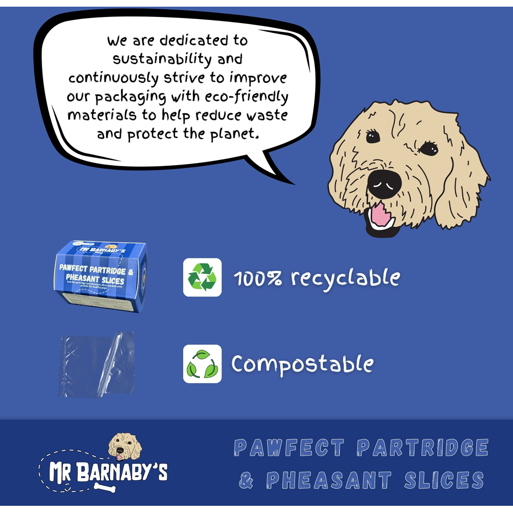 Mr Barnaby's Pawfect Partridge and Pheasant Slices Dog Treats 4 Pack Image 7