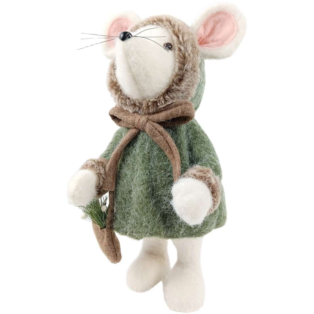 Alpine Snug Standing Mouse Decoration Image 4