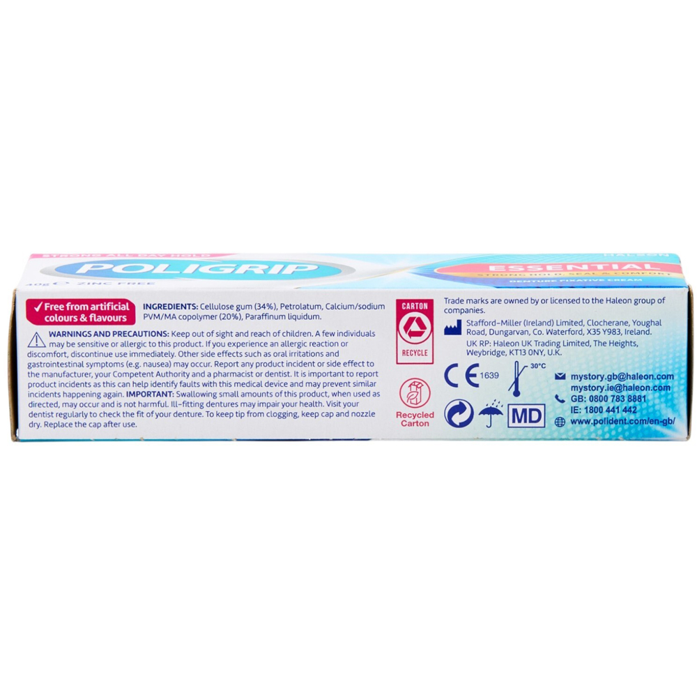 Poligrip Essential Denture Fixative Cream Image 6