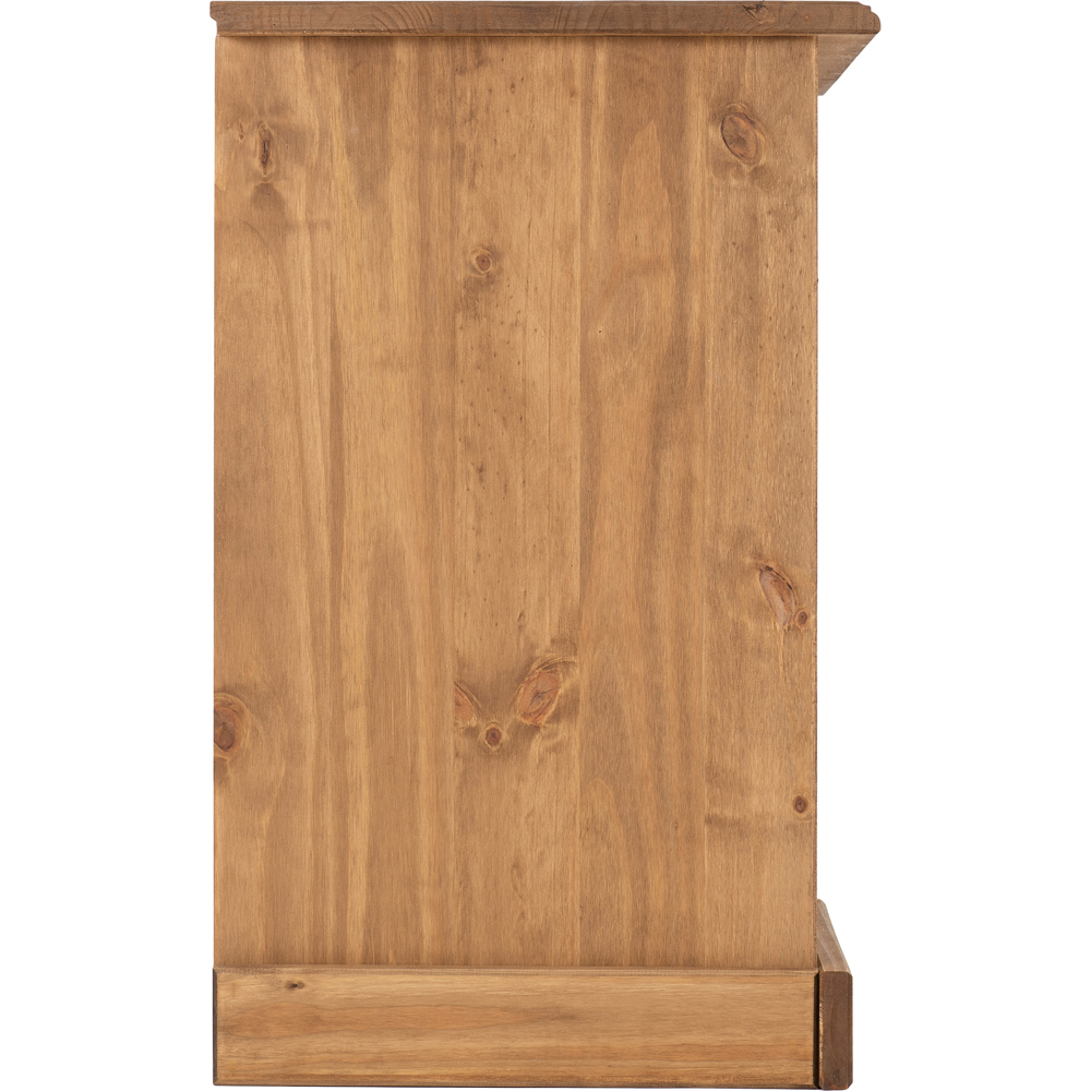 Seconique Corona 4 Drawer Distressed Waxed Pine Dressing Table Image 4