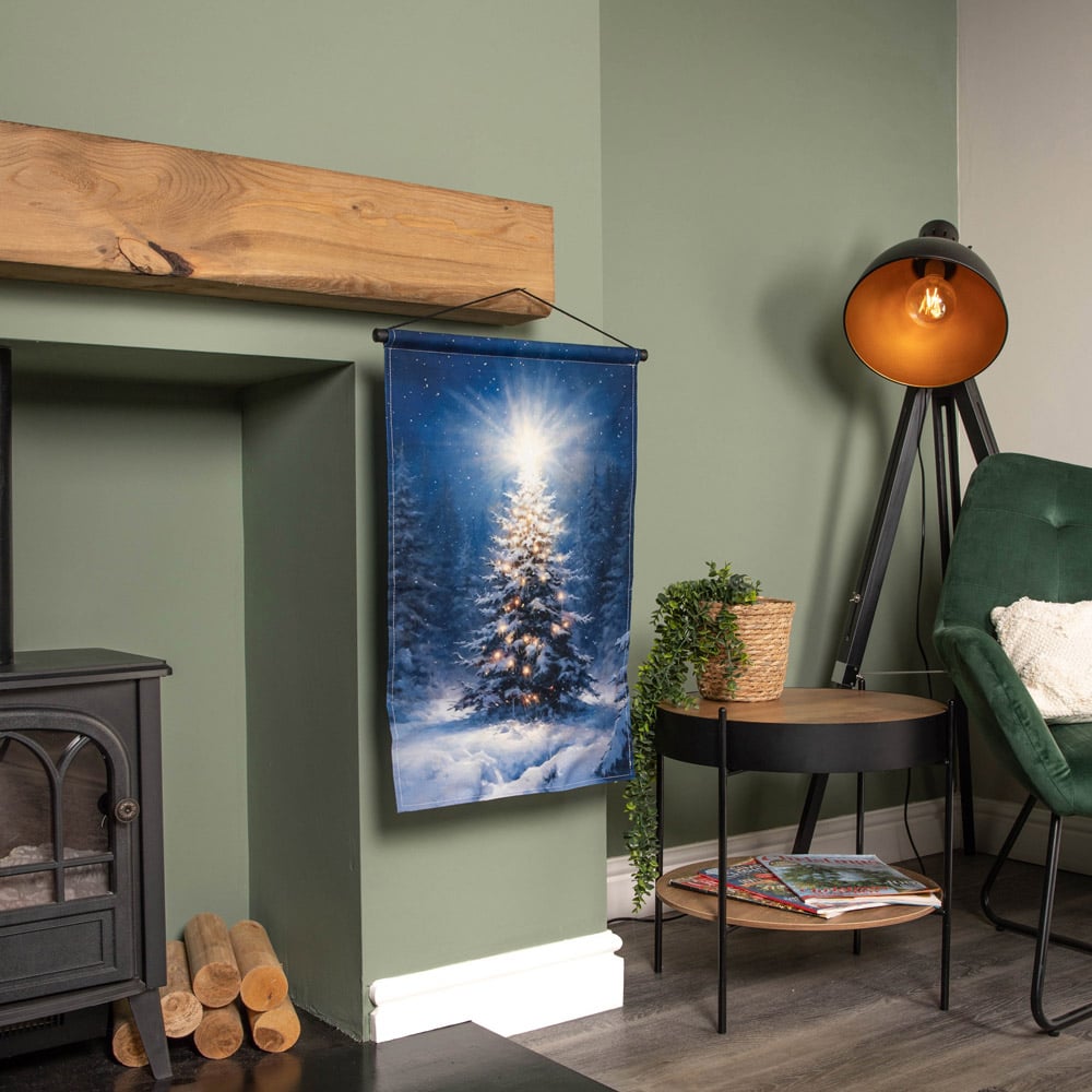 Samuel Alexander Christmas Tree Light Up Hanging Banner 60 x 40cm Image 6