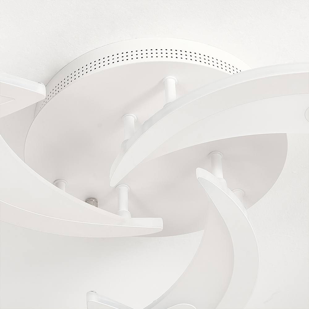 Living and Home 3 White Shooting Star LED Ceiling Light Image 6