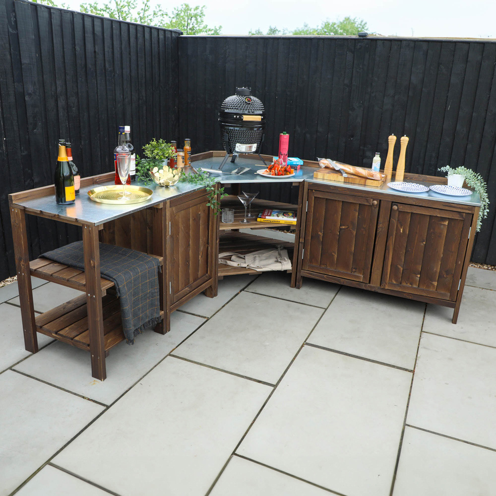 Mercia Trent Wooden Outdoor Kitchen Image 2