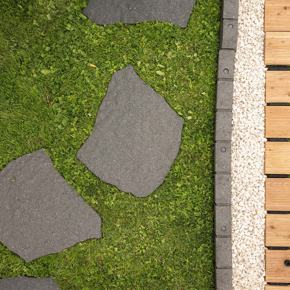 Nicoman Natural Stone Garden Stepping Stone 58 x 38cm 4 Pack Image 6