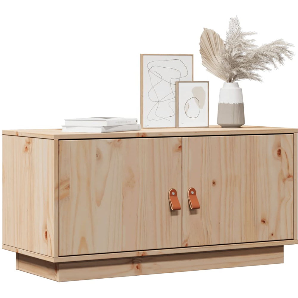 vidaXL 2 Door Brown TV Cabinet Image 8