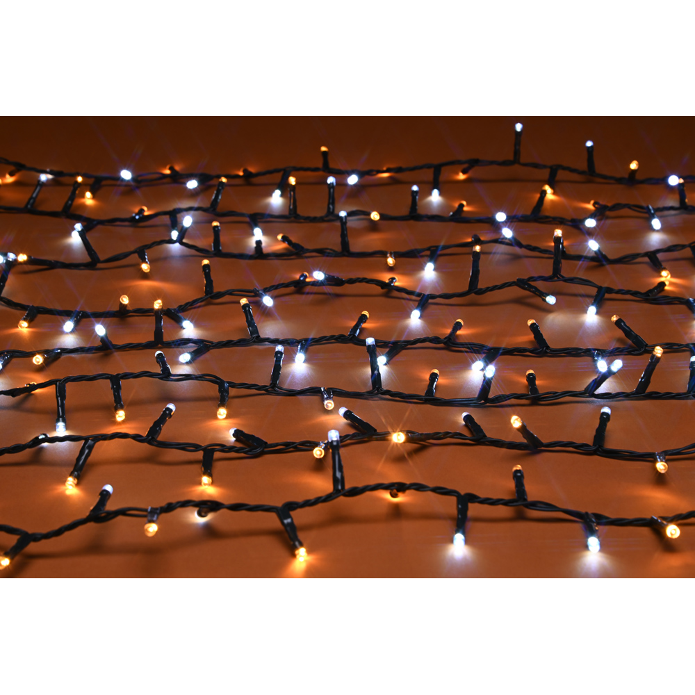 Festive 2000 White and Warm White LED Firefly String Light 49.97m Image 2