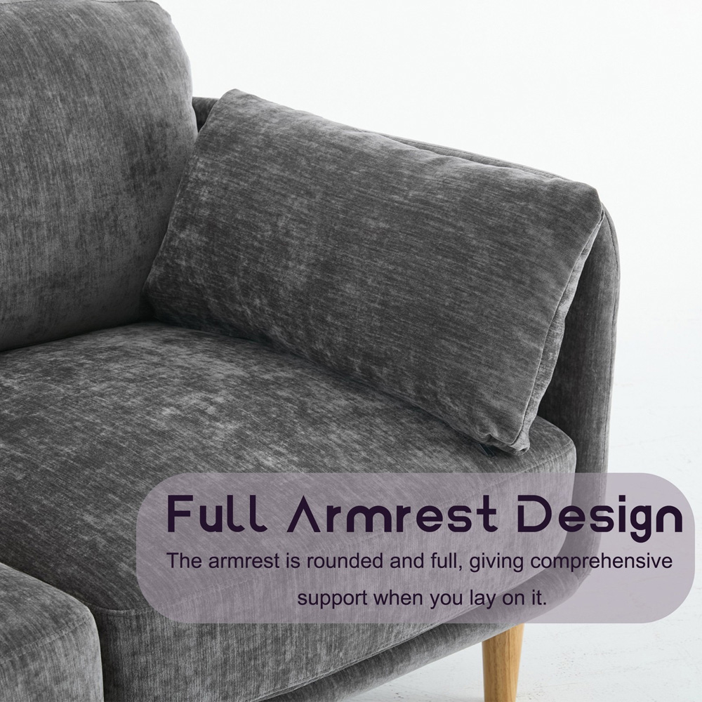 Furniture One Luxury Mid Century Sofa Chair Image 6