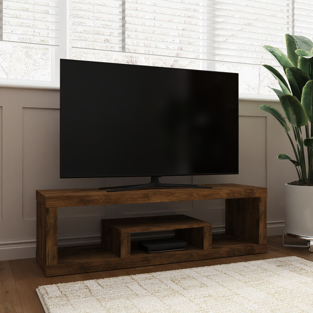GFW Jakarta 2 Shelf Mango Low board TV Unit Image 7