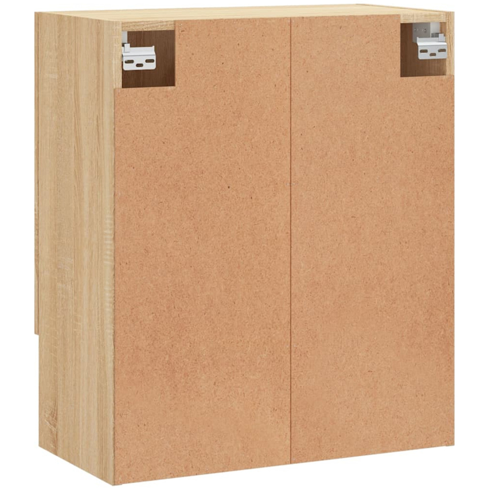 vidaXL 2 Door Single Shelf Sonoma Oak Wall Cabinet Image 8