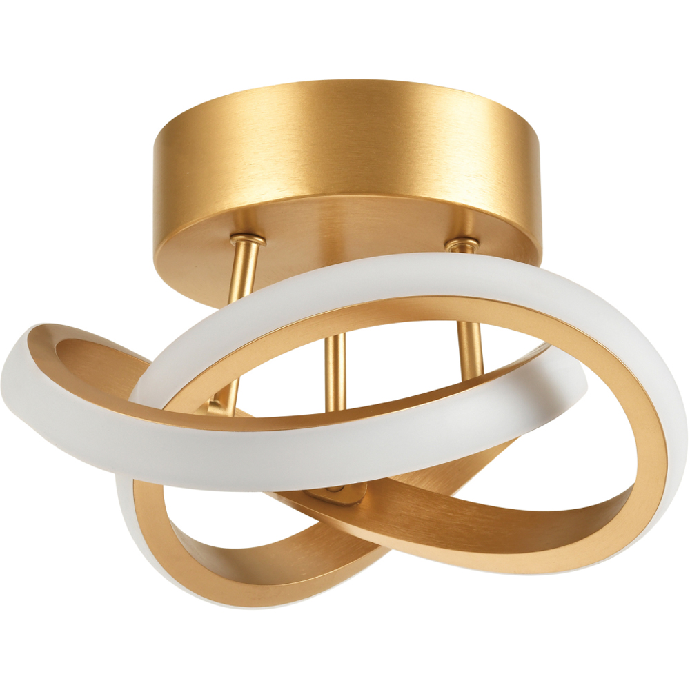 Happy Homewares 1253 Lumens Gold LED Ceiling Light Image 1