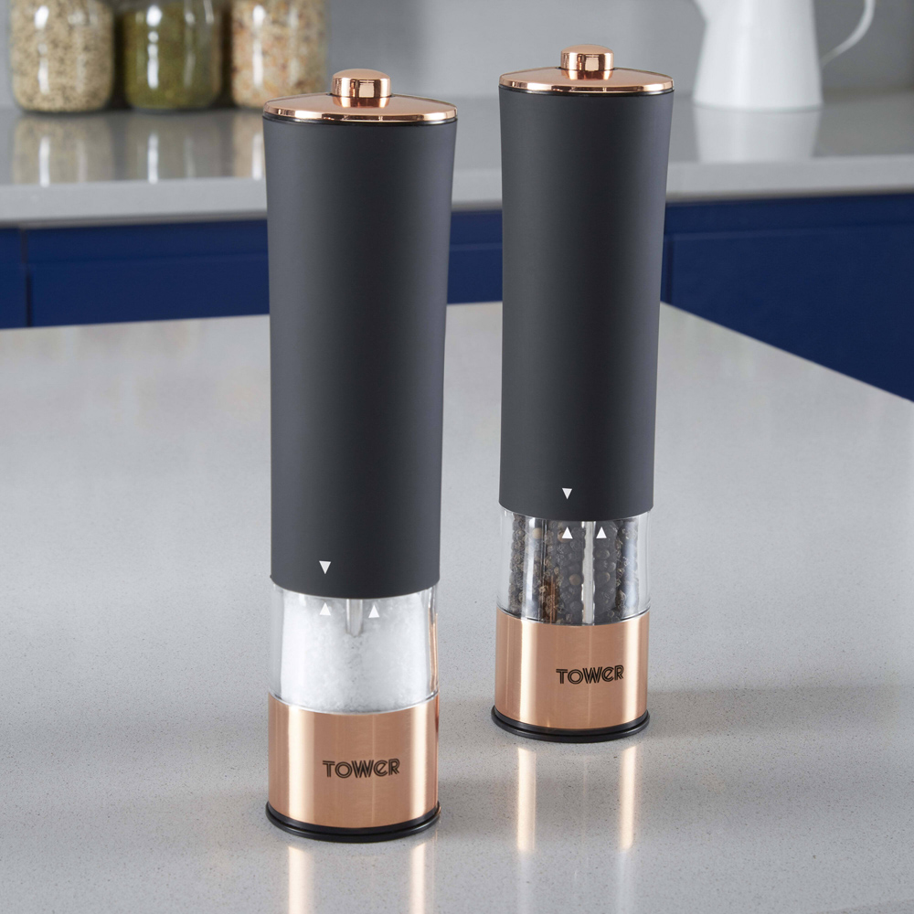 Tower Electric Salt and Pepper Mill Set Image 2