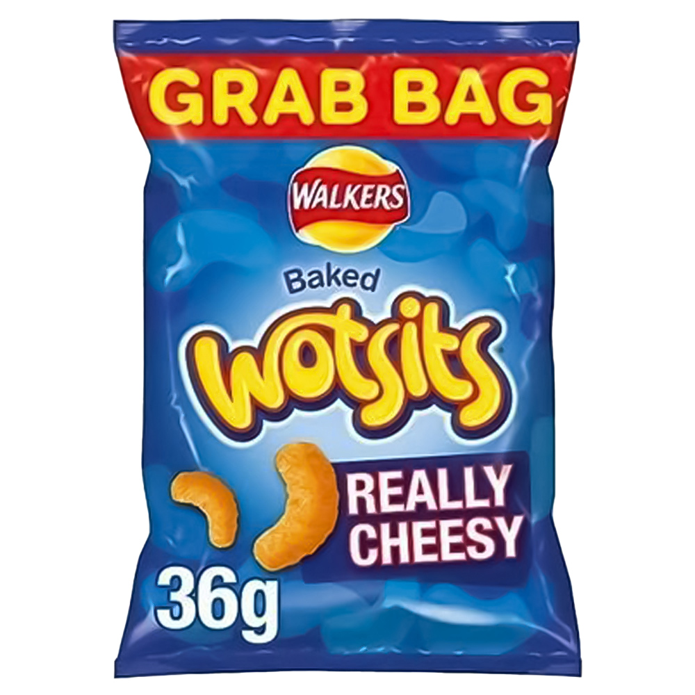 Walkers Wotsits Really Cheesy Snacks Crisps 36g Image 1