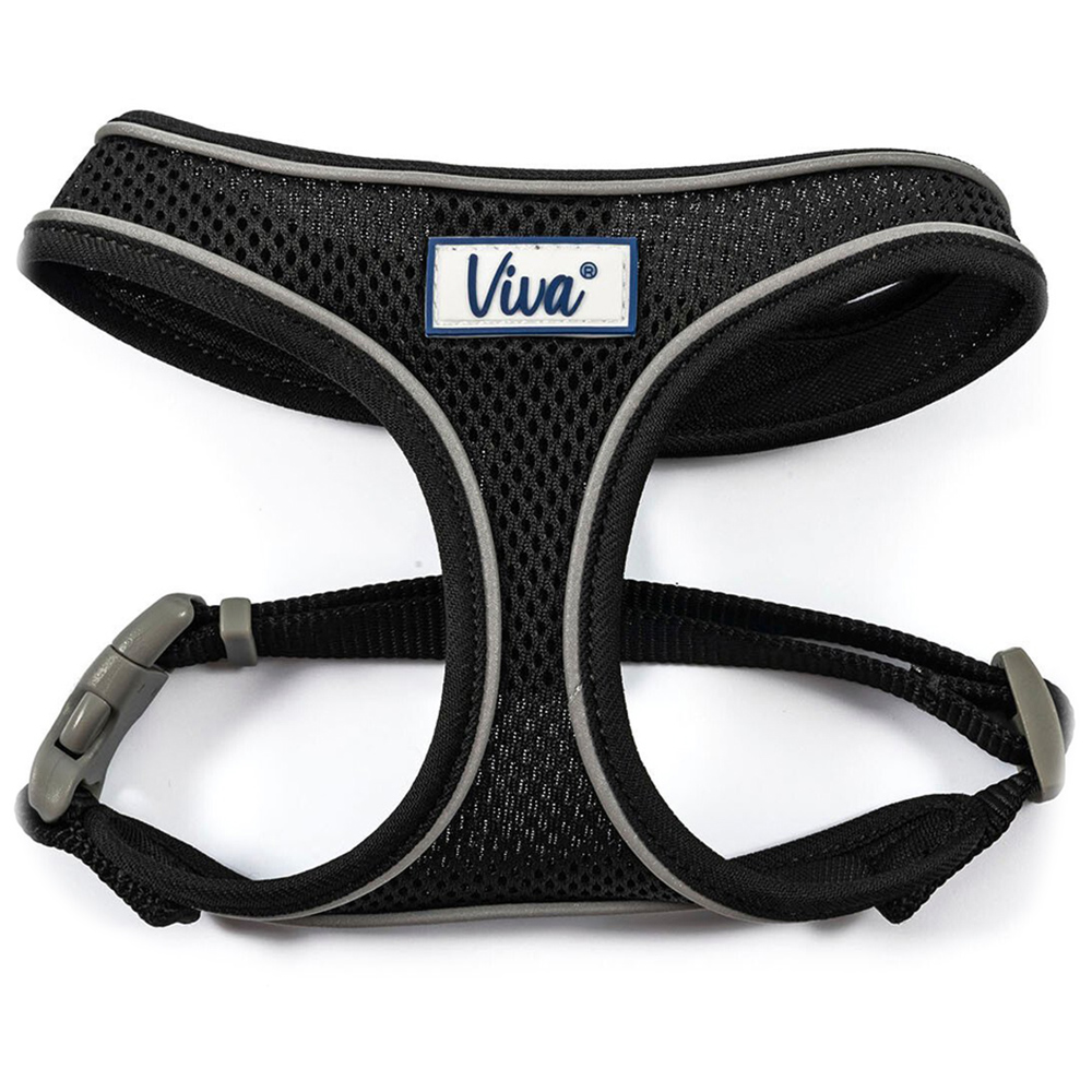 Comfort Mesh Dog Harness - Black / Large Image 1