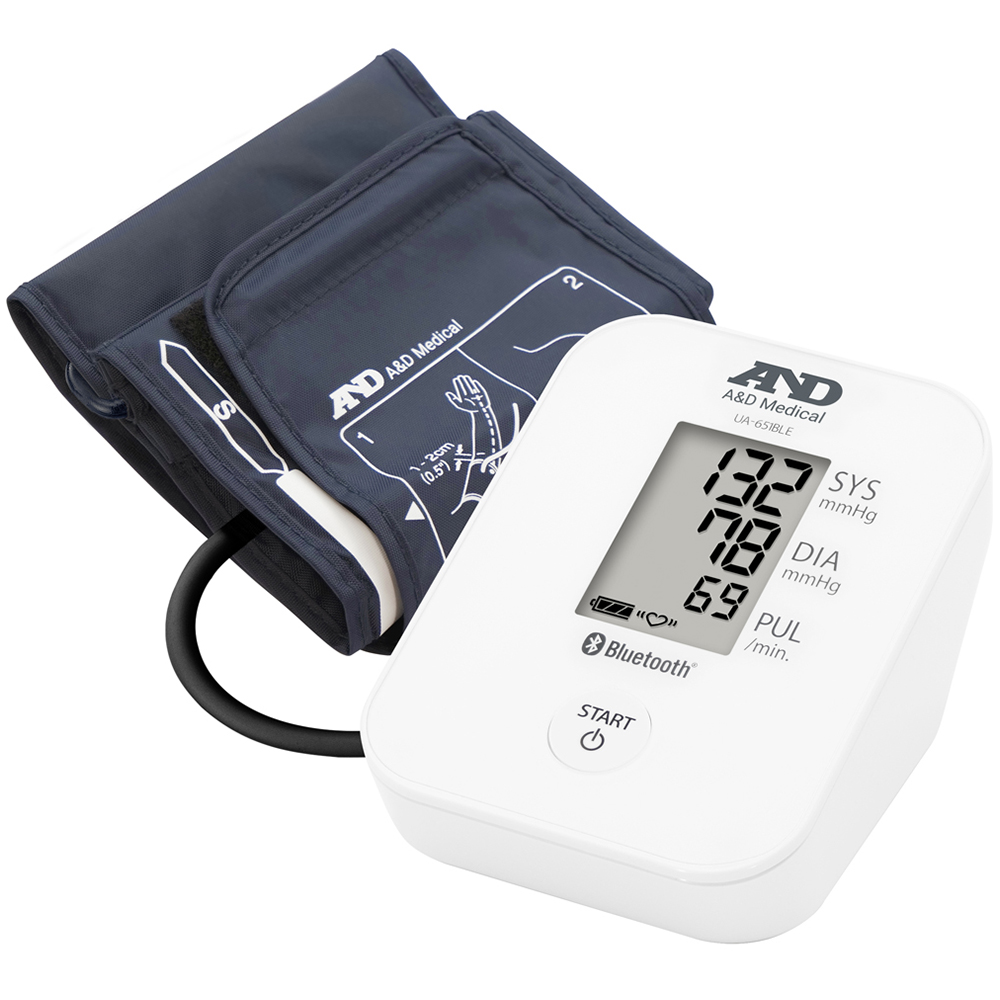 A&D Medical 651BLE Connected Blood Pressure Monitor Image 1