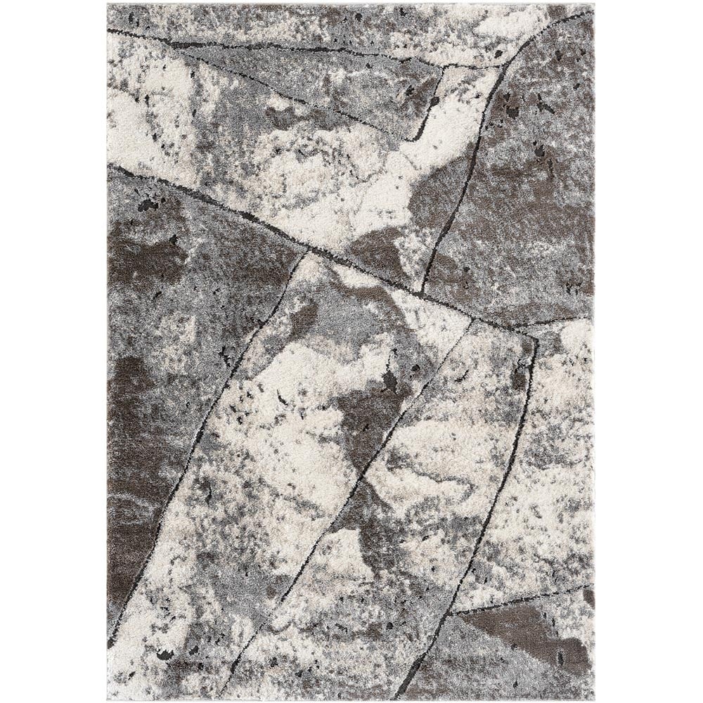 Desire Rugs Eleanor Grey Slate Embossed Rug 160 x 230cm Image 1