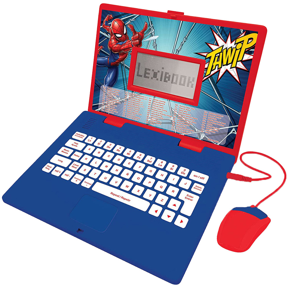 Lexibook Spider-Man Bilingual Educational Laptop Image 1