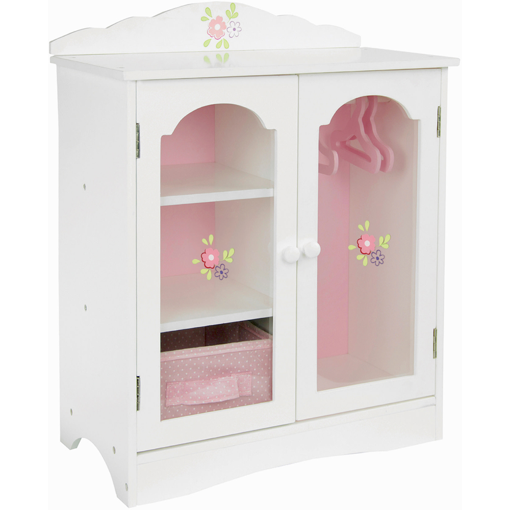 Teamson Kids Olivia's Little World Little Princess Doll Fancy Closet with 3 Hanger 18 inch Image 1