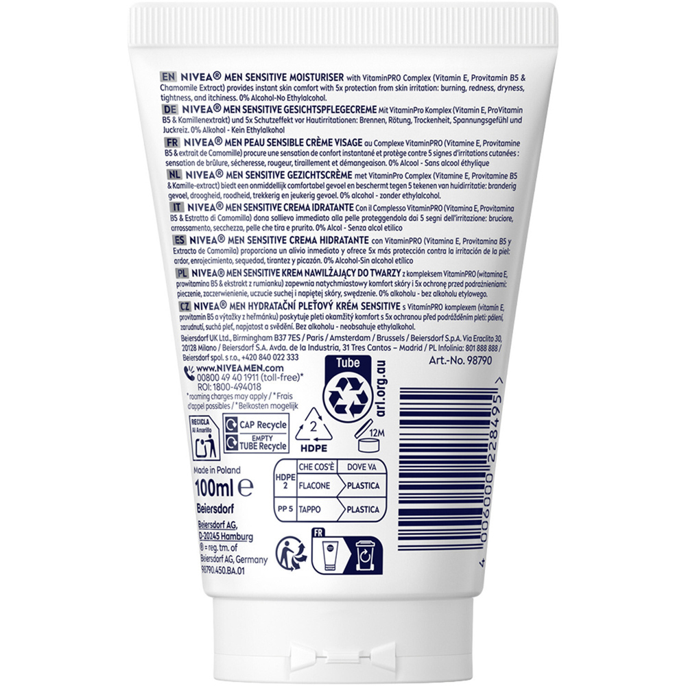 Nivea Men Sensitive Moisturiser Image 2
