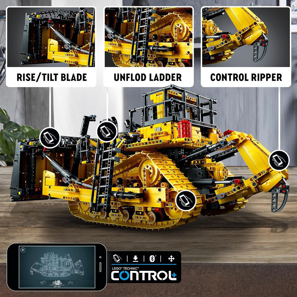 LEGO 42131 Technic App-Controlled Cat D11 Bulldozer Building Kit | Wilko