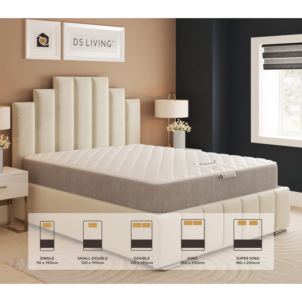 DS Living Haven King Size 13.5g Bonnell Spring Memory Foam Layer Orthopaedic Mattress Image 8