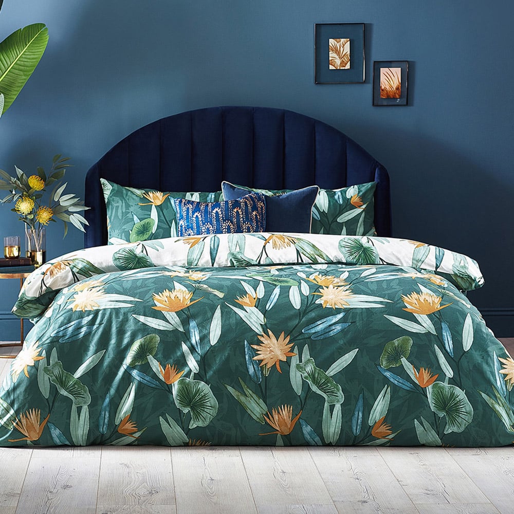 furn. Tigerlily Single Multi Floral Duvet Cover Set Image 1