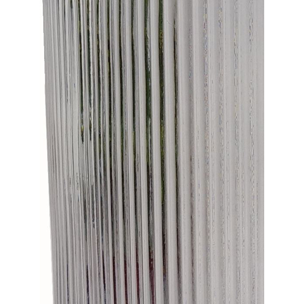Leaf Clear Ridged Glass Vase 31cm Image 4