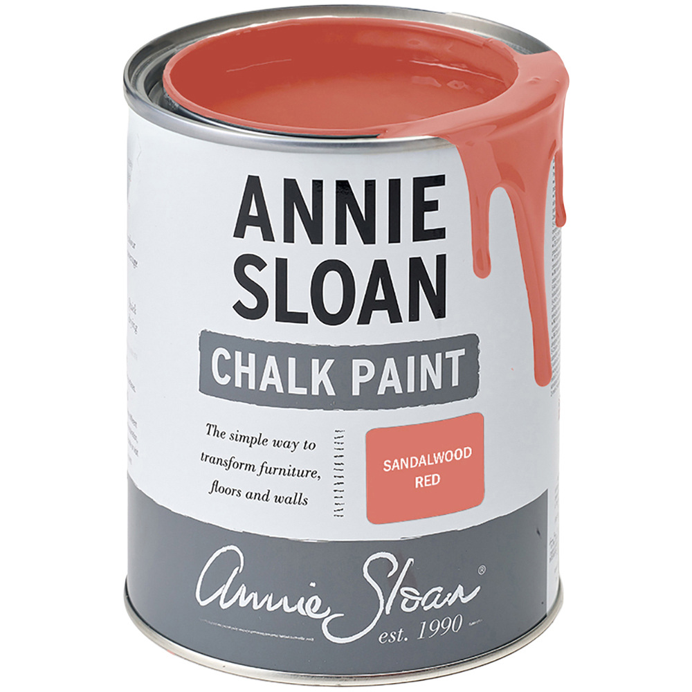 Annie Sloan Sandalwood Red Matt Chalk Paint 1L Image 2