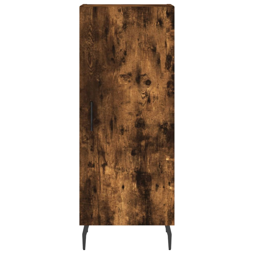 vidaXL 2 Door Smoked Oak Highboard Image 6